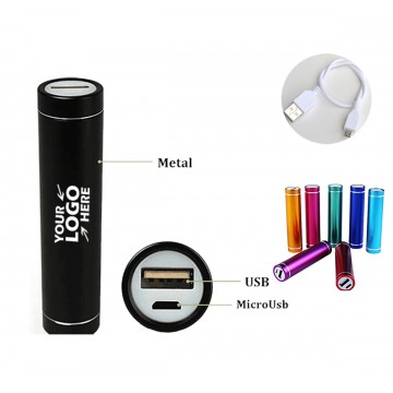 2200 mAh Handy Power Bank Flashlight